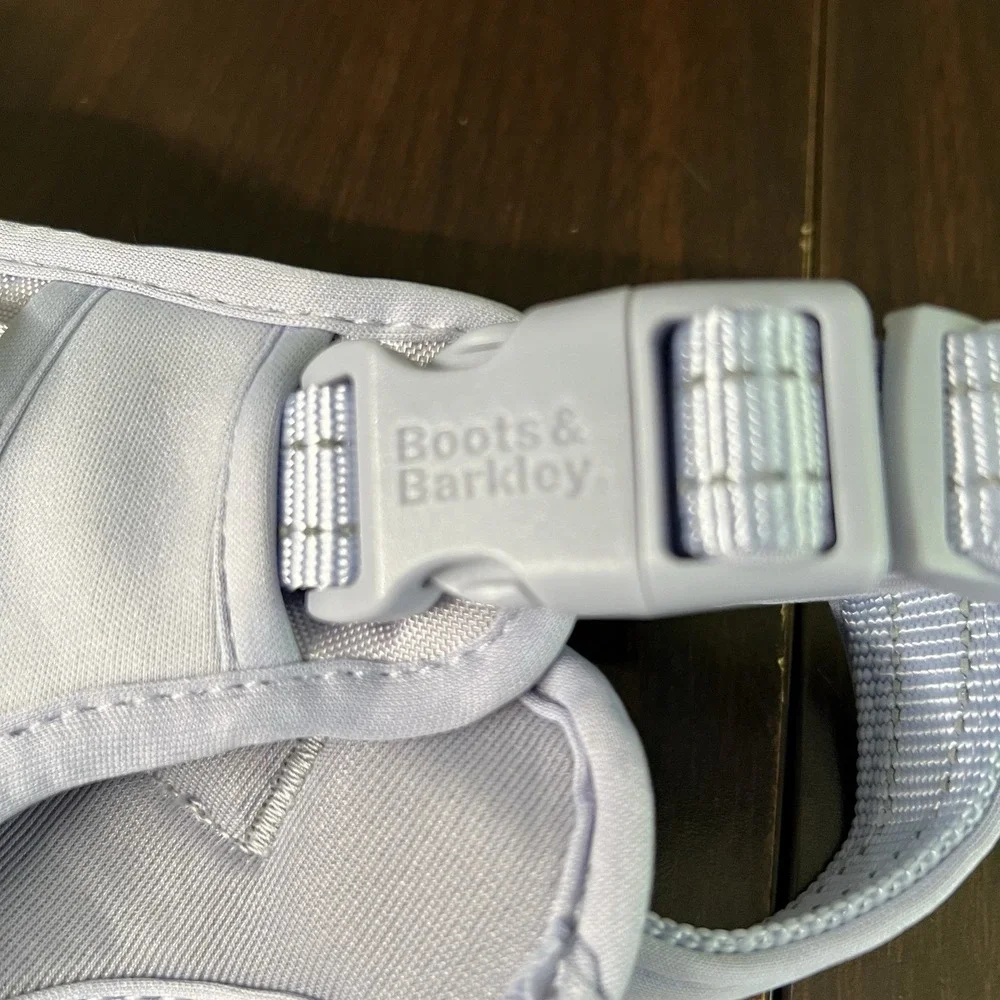 Boots & Barkley Reflective Comfort Dog Harness -‎ Medium - Periwinkle Blue EUC!